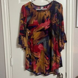 Colorful Tunic style dress Size S